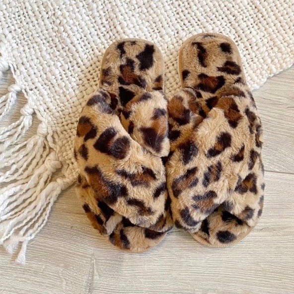 Animal 2024 fur slippers