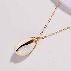 Goldie Cowrie Shell & Freshwater Pearl Multi Layer Necklace - KITTY KAT