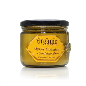 Sandalwood Essential Oil Infused Organic Soy Candle - KITTY KAT