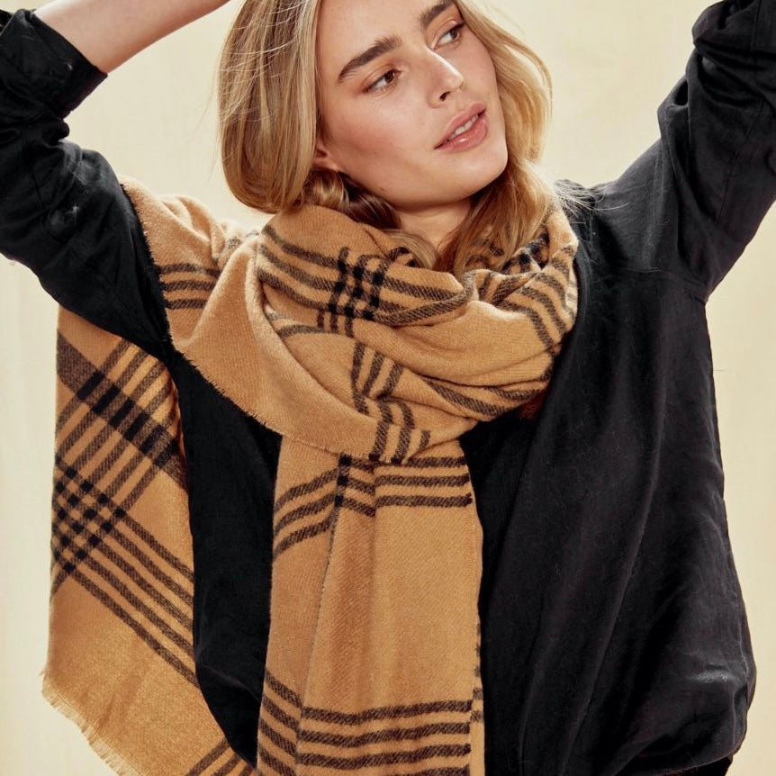 Burberry scarf with tassels Clearance