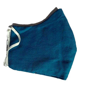 Unisex Solid Teal Green Blue Organic Cotton Washable Face Masks - KITTY KAT